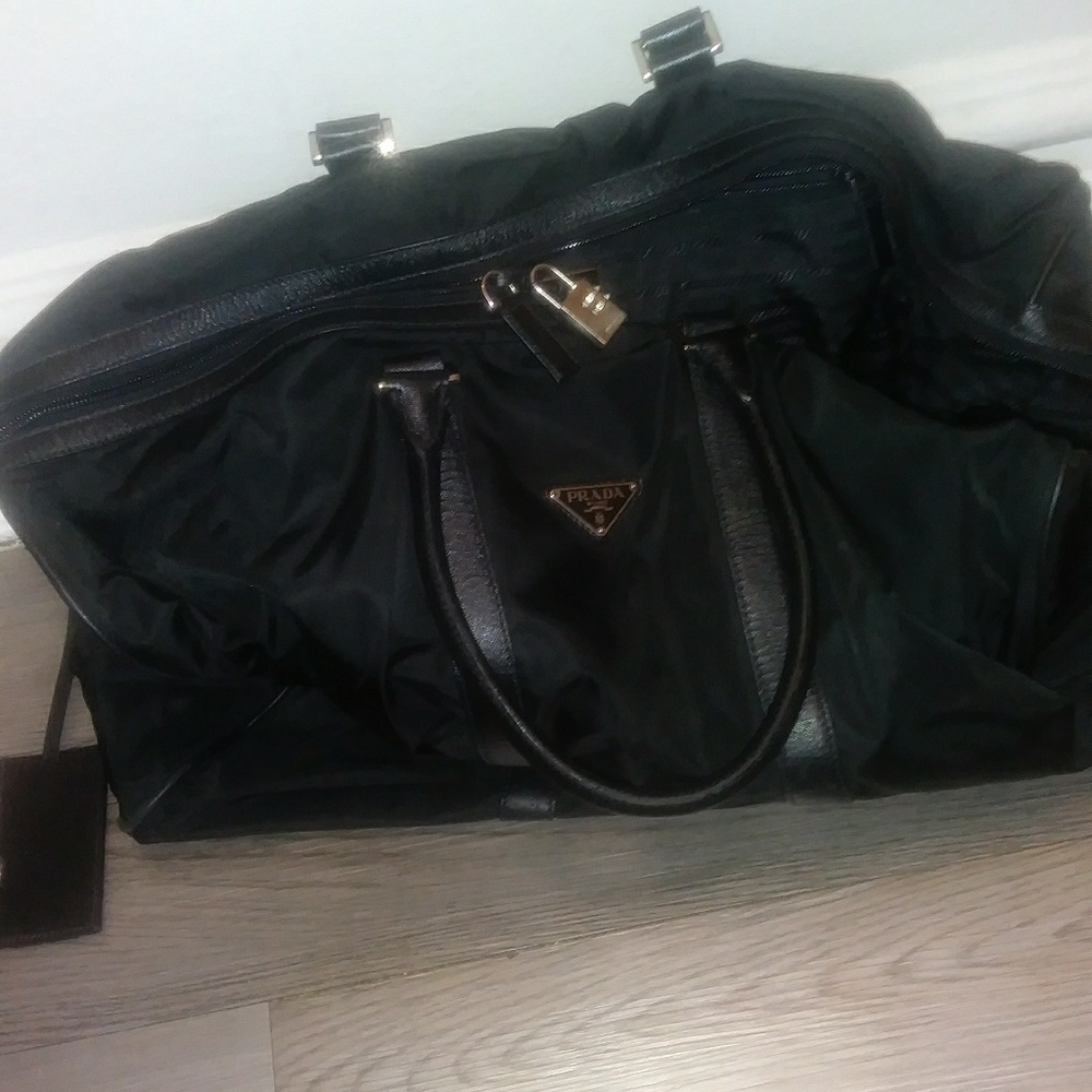 Black Prada travel bag